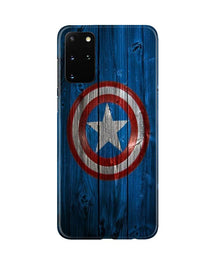 Captain America Superhero Mobile Back Case for Galaxy S20 Plus  (Design - 118)