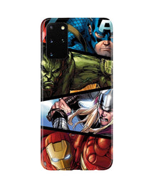 Avengers Superhero Mobile Back Case for Galaxy S20 Plus  (Design - 124)