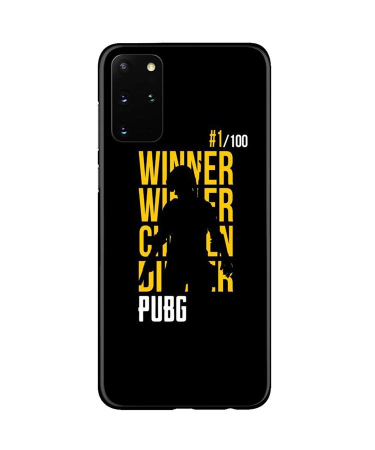 Pubg Winner Winner Case for Galaxy S20 Plus(Design - 177)