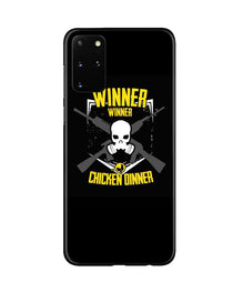 Winner Winner Chicken Dinner Mobile Back Case for Galaxy S20 Plus  (Design - 178)