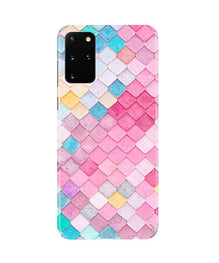 Pink Pattern Mobile Back Case for Galaxy S20 Plus (Design - 215)