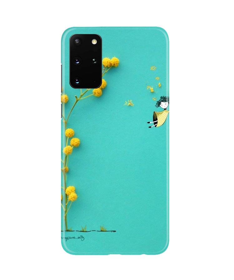 Flowers Girl Case for Galaxy S20 Plus (Design No. 216)
