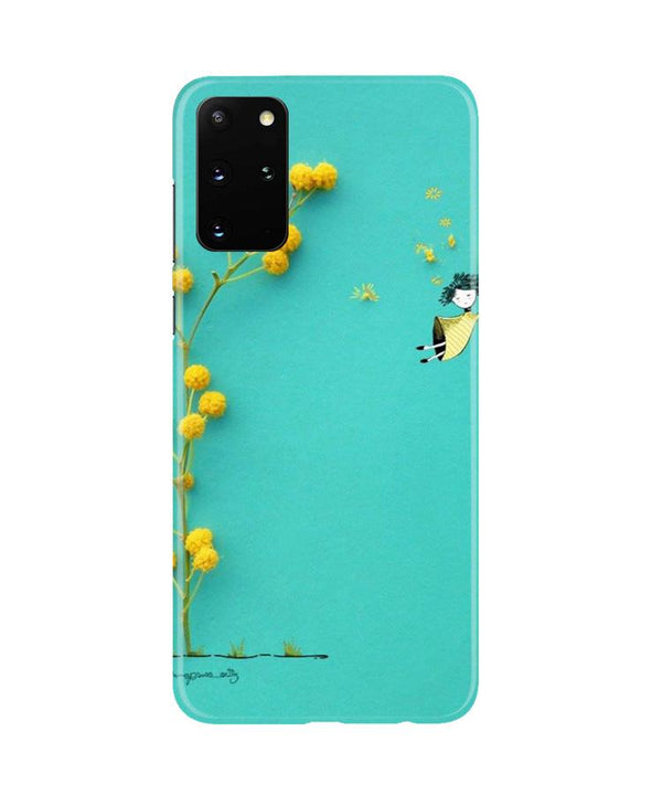 Flowers Girl Case for Galaxy S20 Plus (Design No. 216)