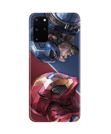 Ironman Captain America Mobile Back Case for Galaxy S20 Plus (Design - 245)