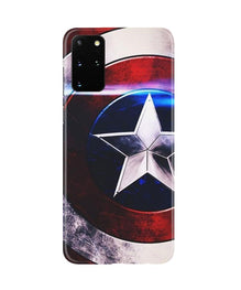 Captain America Shield Mobile Back Case for Galaxy S20 Plus (Design - 250)