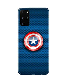 Captain America Shield Mobile Back Case for Galaxy S20 Plus (Design - 253)