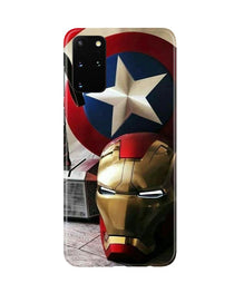 Ironman Captain America Mobile Back Case for Galaxy S20 Plus (Design - 254)