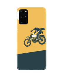 Bike Lovers Mobile Back Case for Galaxy S20 Plus (Design - 256)