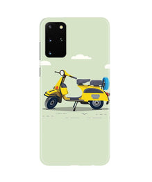 Vintage Scooter Mobile Back Case for Galaxy S20 Plus (Design - 260)