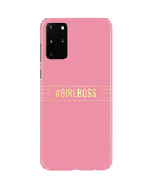 Girl Boss Pink Mobile Back Case for Galaxy S20 Plus (Design - 263)