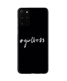 #GirlBoss Mobile Back Case for Galaxy S20 Plus (Design - 266)