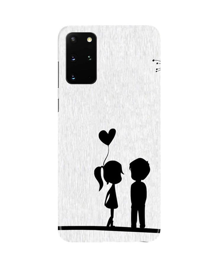 Cute Kid Couple Case for Galaxy S20 Plus (Design No. 283)