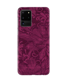 Purple Backround Mobile Back Case for Galaxy S20 Ultra (Design - 22)