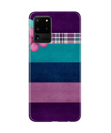 Purple Blue Mobile Back Case for Galaxy S20 Ultra (Design - 37)