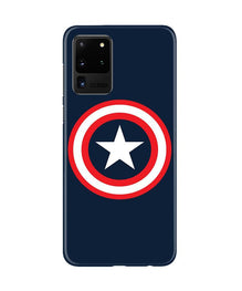 Captain America Mobile Back Case for Galaxy S20 Ultra (Design - 42)