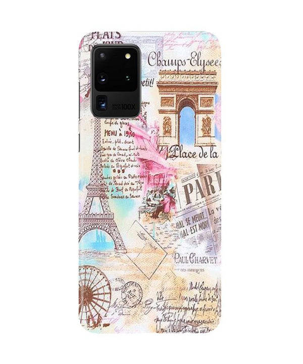 Paris Eiftel Tower Case for Galaxy S20 Ultra