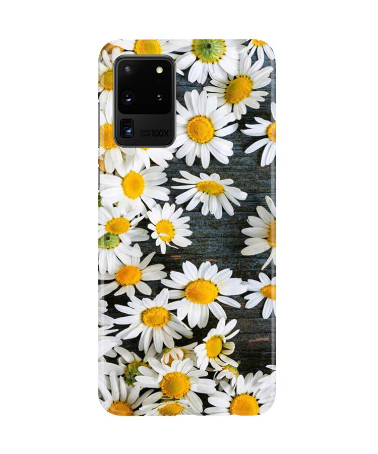 White flowers2 Case for Galaxy S20 Ultra