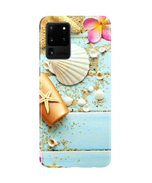 Sea Shells Mobile Back Case for Galaxy S20 Ultra (Design - 63)