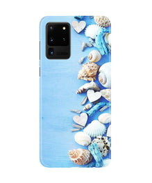 Sea Shells2 Mobile Back Case for Galaxy S20 Ultra (Design - 64)