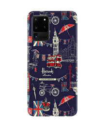 Love London Mobile Back Case for Galaxy S20 Ultra (Design - 75)