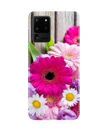Coloful Daisy2 Mobile Back Case for Galaxy S20 Ultra (Design - 76)