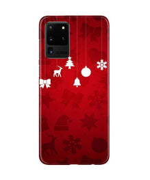 Christmas Mobile Back Case for Galaxy S20 Ultra (Design - 78)