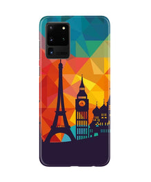 Eiffel Tower2 Mobile Back Case for Galaxy S20 Ultra (Design - 91)