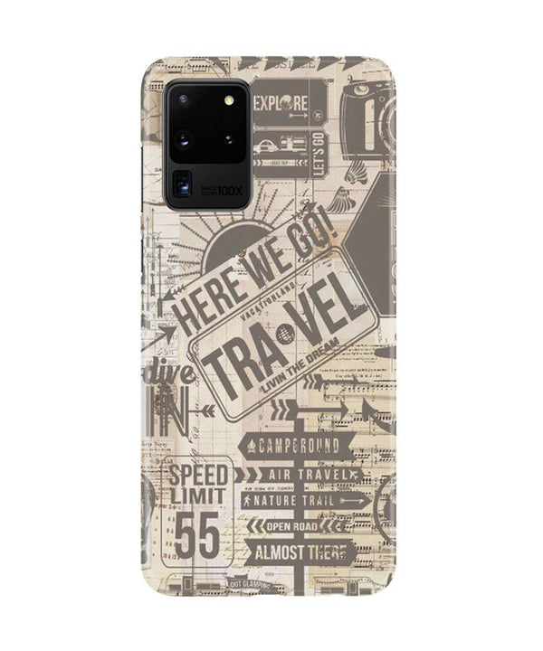 Travel Case for Galaxy S20 Ultra  (Design - 104)