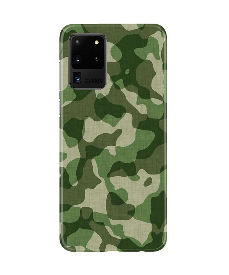 Army Camouflage Case for Galaxy S20 Ultra  (Design - 106)