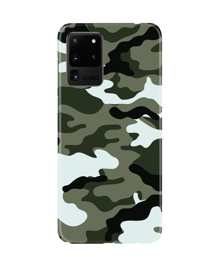 Army Camouflage Case for Galaxy S20 Ultra  (Design - 108)