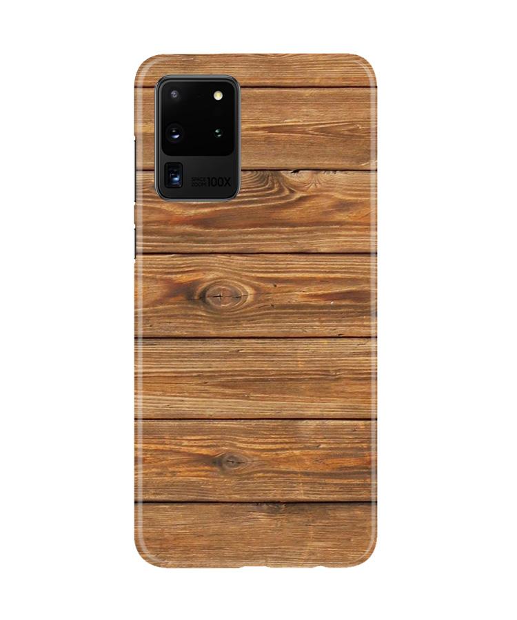 Wooden Look Case for Galaxy S20 Ultra  (Design - 113)