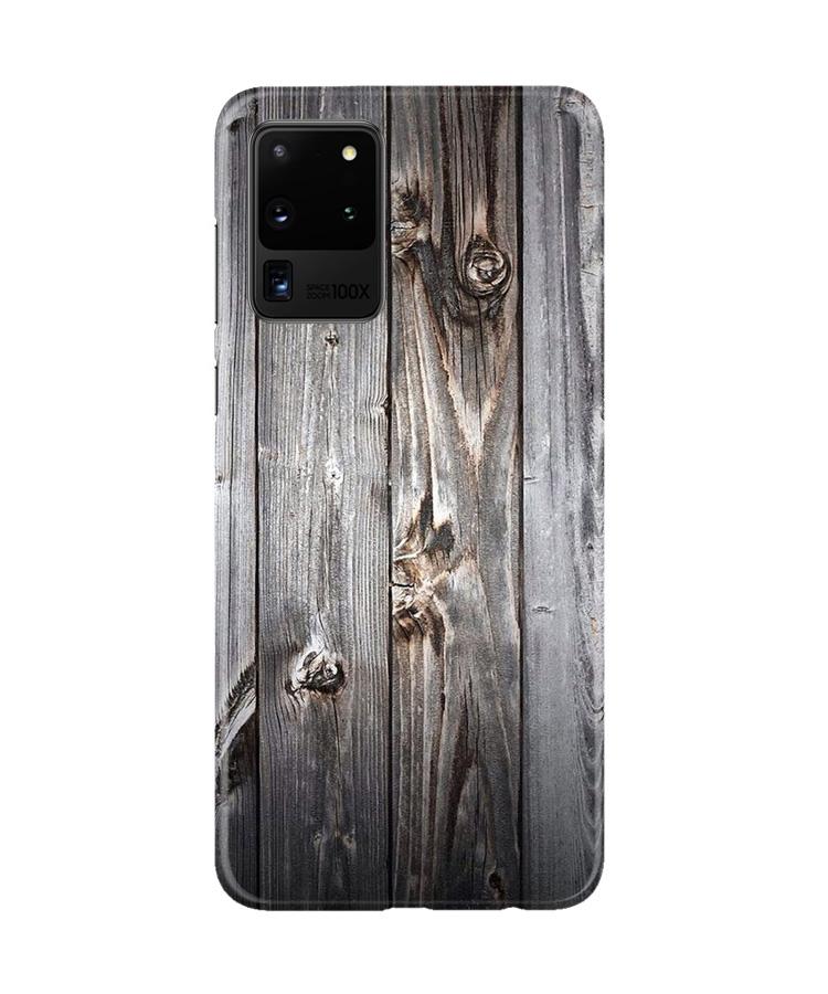 Wooden Look Case for Galaxy S20 Ultra  (Design - 114)