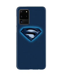 Superman Superhero Mobile Back Case for Galaxy S20 Ultra  (Design - 117)