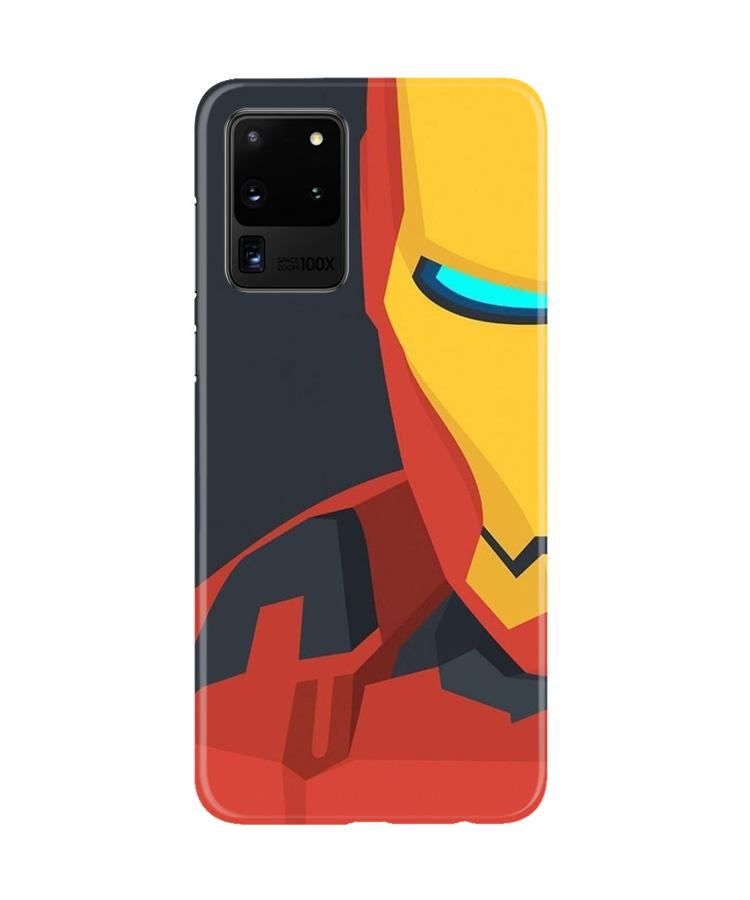 Iron Man Superhero Case for Galaxy S20 Ultra  (Design - 120)