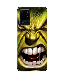 Hulk Superhero Mobile Back Case for Galaxy S20 Ultra  (Design - 121)