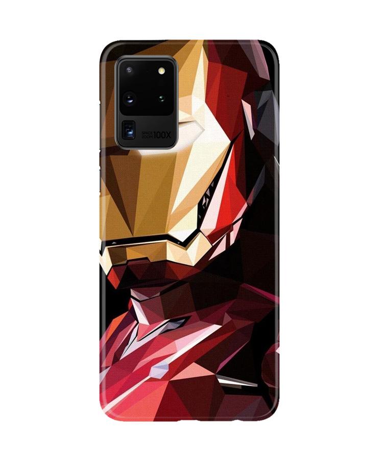 Iron Man Superhero Case for Galaxy S20 Ultra  (Design - 122)