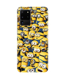 Minions Mobile Back Case for Galaxy S20 Ultra  (Design - 126)