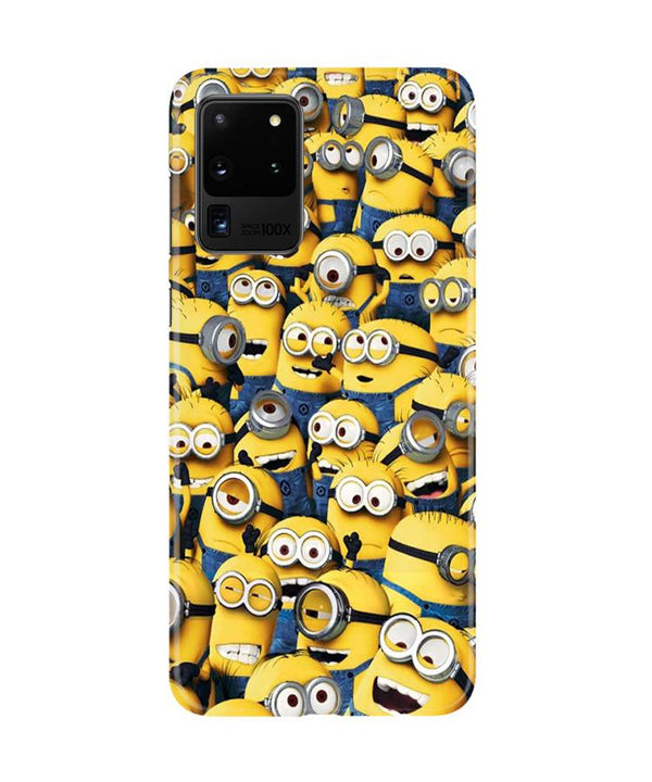Minions Case for Galaxy S20 Ultra  (Design - 126)