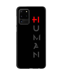 Human Mobile Back Case for Galaxy S20 Ultra  (Design - 141)