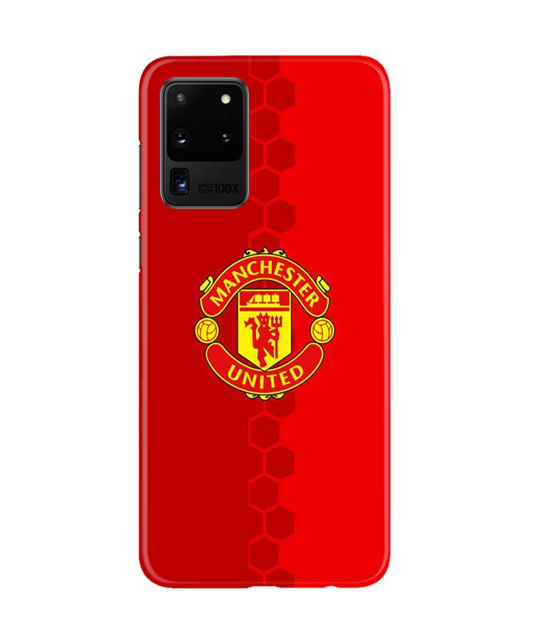 Manchester United Case for Galaxy S20 Ultra  (Design - 157)