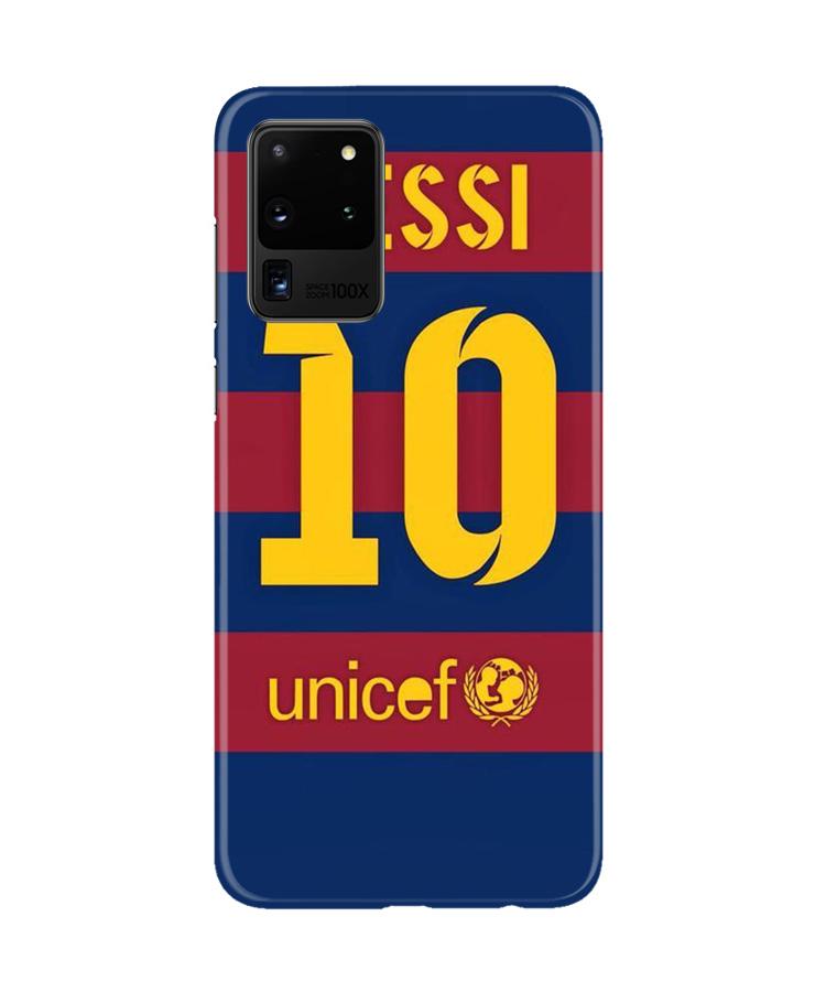 Messi Case for Galaxy S20 Ultra  (Design - 172)
