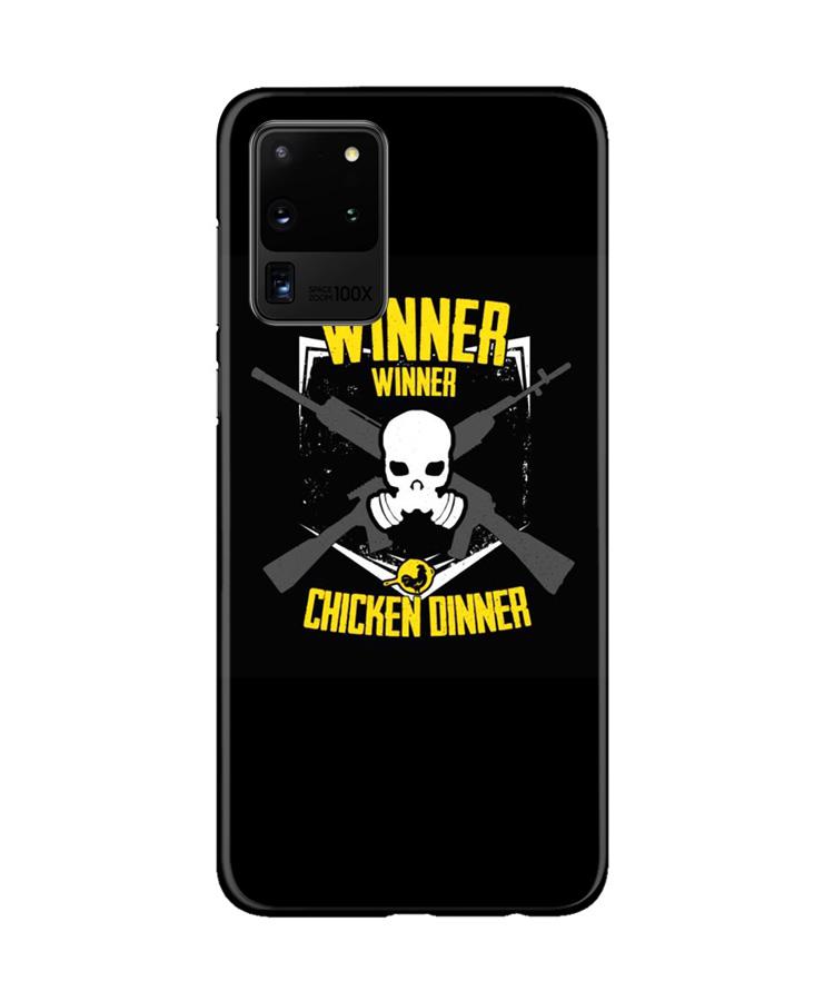 Winner Winner Chicken Dinner Case for Galaxy S20 Ultra  (Design - 178)