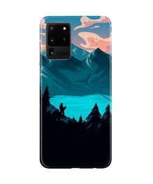 Mountains Mobile Back Case for Galaxy S20 Ultra (Design - 186)