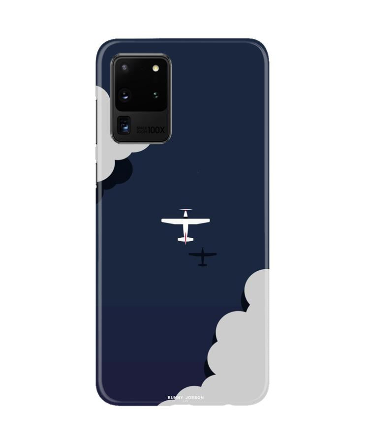 Clouds Plane Case for Galaxy S20 Ultra (Design - 196)