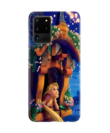 Cute Girl Mobile Back Case for Galaxy S20 Ultra (Design - 198)
