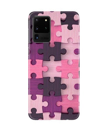Puzzle Mobile Back Case for Galaxy S20 Ultra (Design - 199)