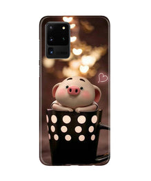 Cute Bunny Mobile Back Case for Galaxy S20 Ultra (Design - 213)