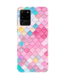 Pink Pattern Mobile Back Case for Galaxy S20 Ultra (Design - 215)
