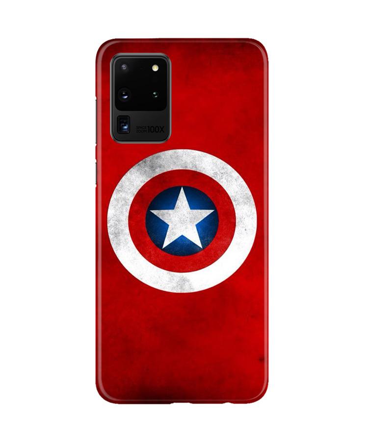 Captain America Case for Galaxy S20 Ultra (Design No. 249)