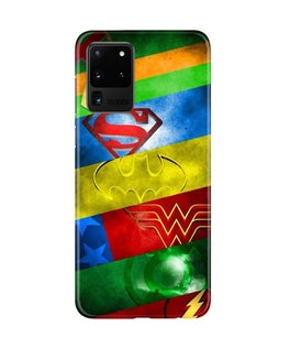 Superheros Logo Case for Galaxy S20 Ultra (Design No. 251)